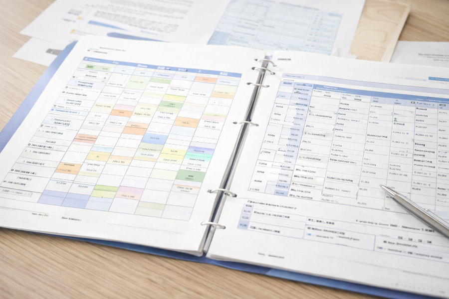 カリキュラム・履修機能の画面イメージ